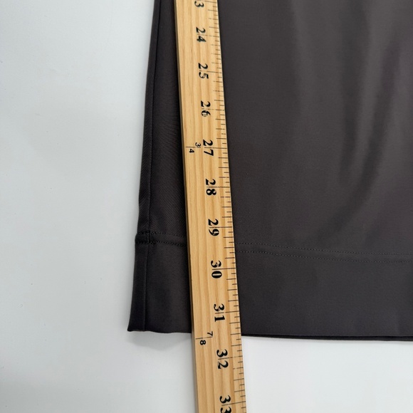 Halara Pants Women XL Tall Gray High Rise Wide Leg Stretch Pull On Comfy Buttons - Picture 11 of 13